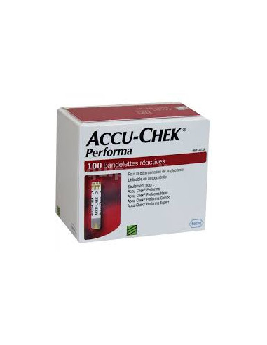 ACCU CHEK PERFORMA Bte 100 Bandelettes