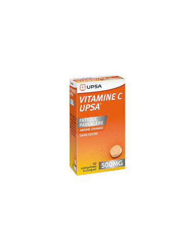 UPSA Vit C 500mg Bte 30 Cp à Croquer