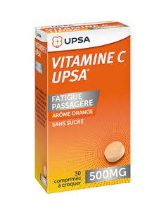 UPSA Vit C 500mg Bte 30 Cp à Croquer