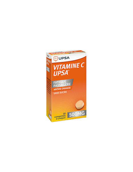 UPSA Vit C 500mg Bte 30 Cp à Croquer