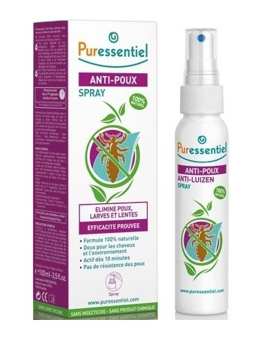 Puressentiel Anti-Poux Répulsif Poux Spray 200 ml - Paraphamadirect