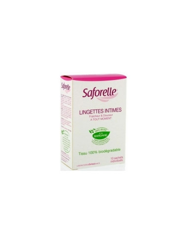 SAFORELLE Lingettes Intimes Bte 10