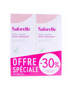 SAFORELLE Soin Lavant Doux LOT  2x500ml