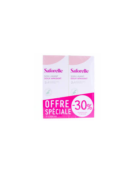 SAFORELLE Soin Lavant Doux LOT  2x500ml